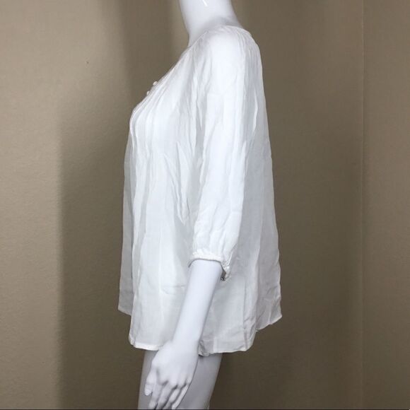 Passport Pleated Boho Top C4 - Picture 4 of 6